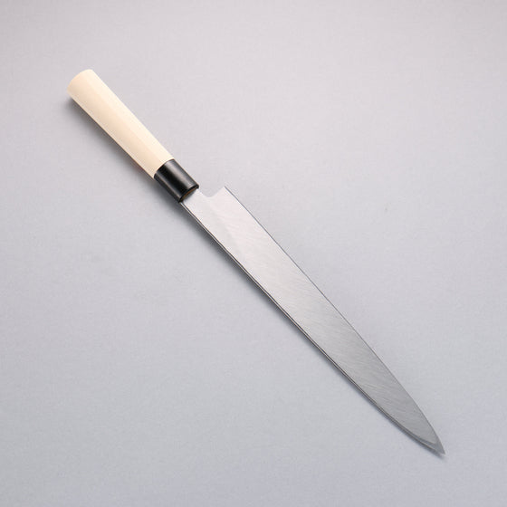 Sakai Takayuki Kasumi White Steel Yanagiba Magnolia Handle - Seisuke Knife