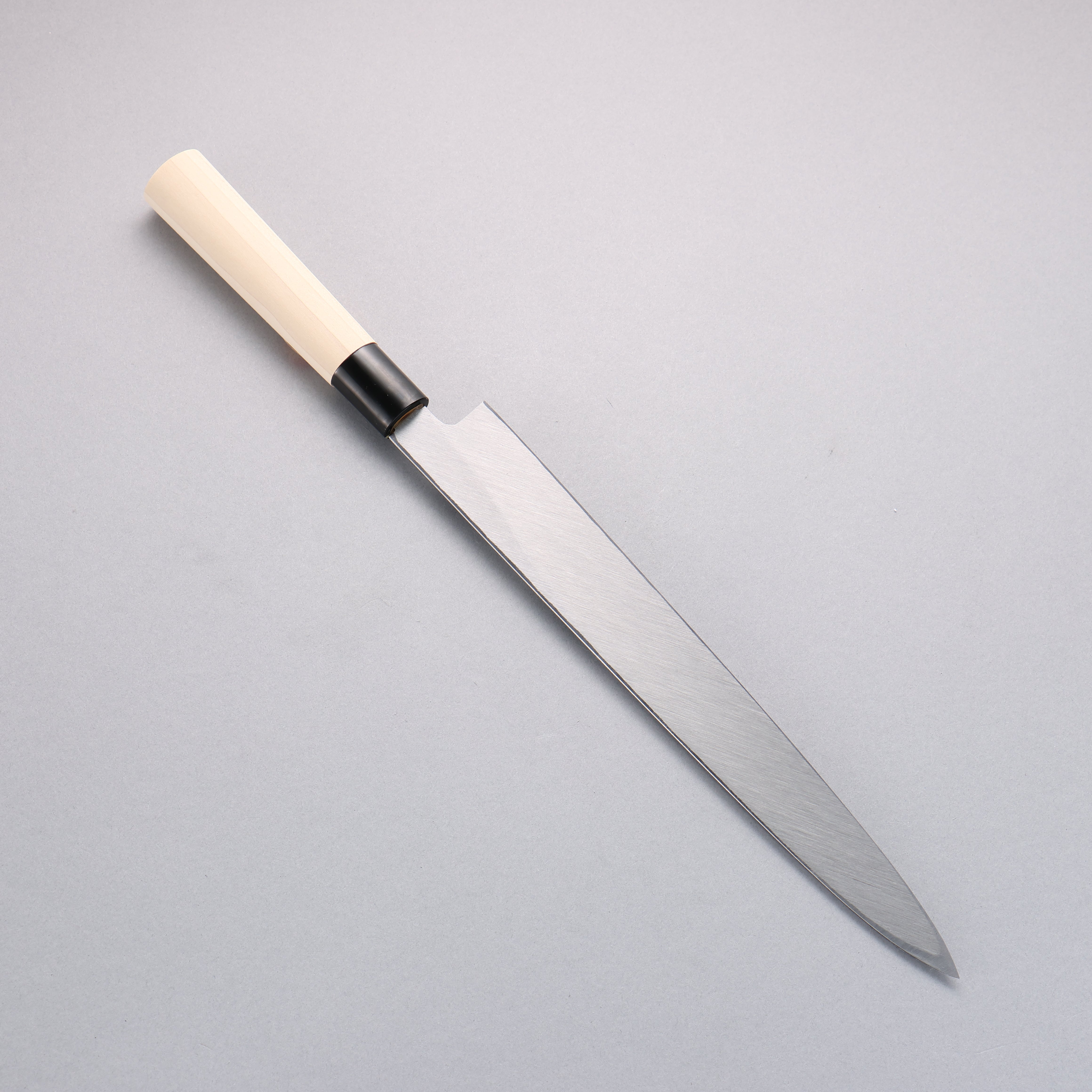 Sakai Takayuki Kasumi White Steel Yanagiba Magnolia Handle - Seisuke Knife