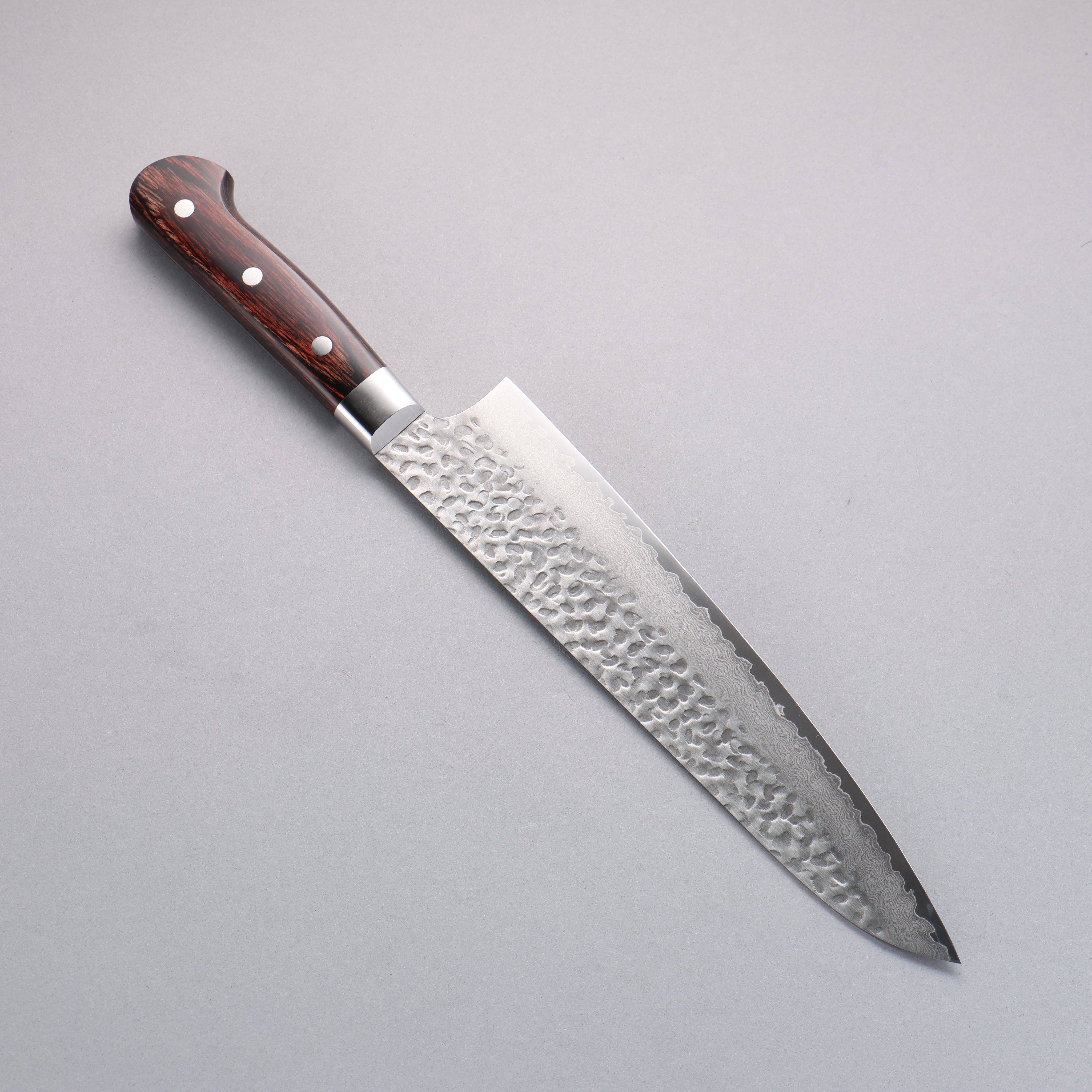 Sakai Takayuki VG10 33 Layer Damascus Gyuto 240mm Mahogany Pakka wood Handle - Seisuke Knife