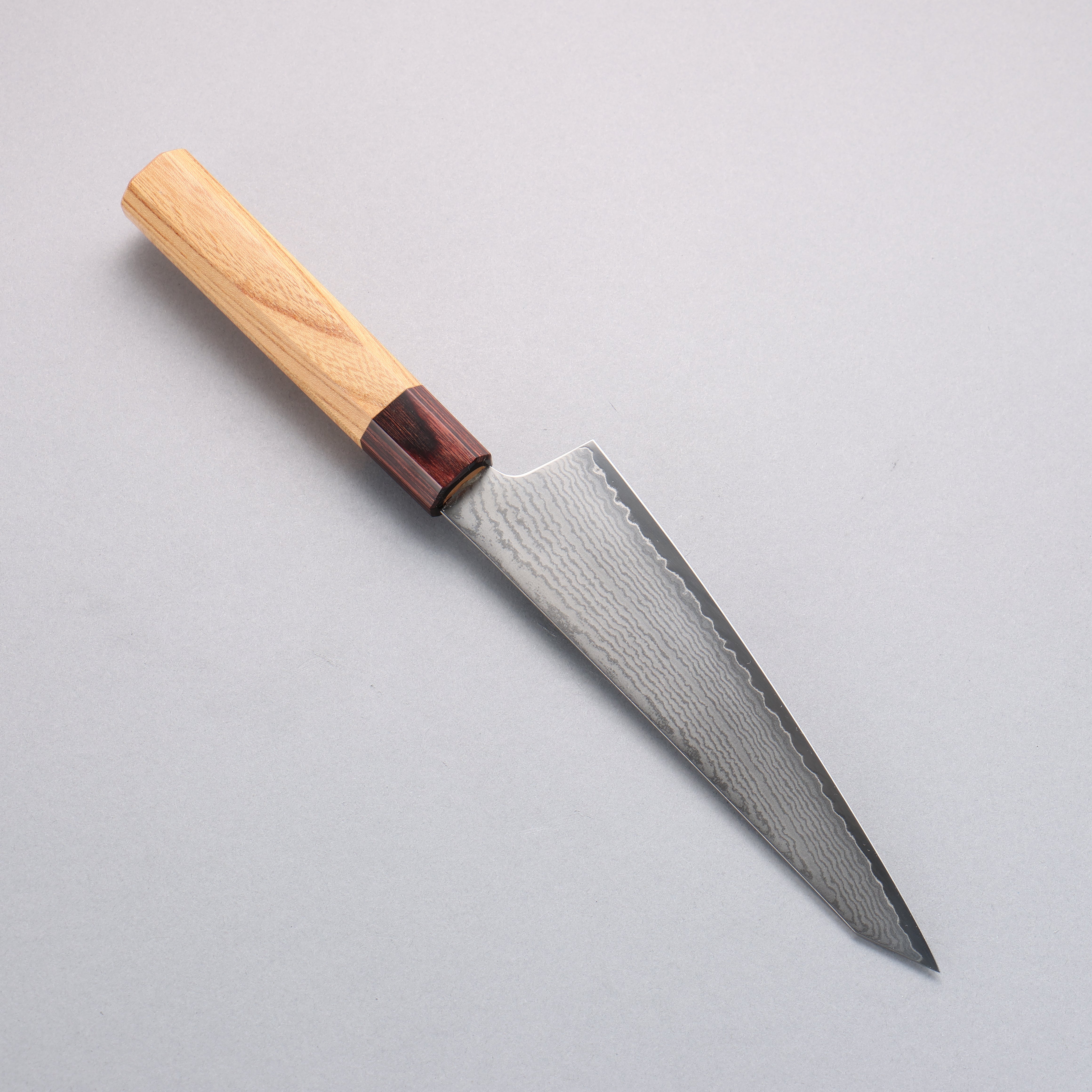 Sakai Takayuki VG10 33 Layer Damascus Sabaki 180mm Keyaki Elm Handle - Seisuke Knife
