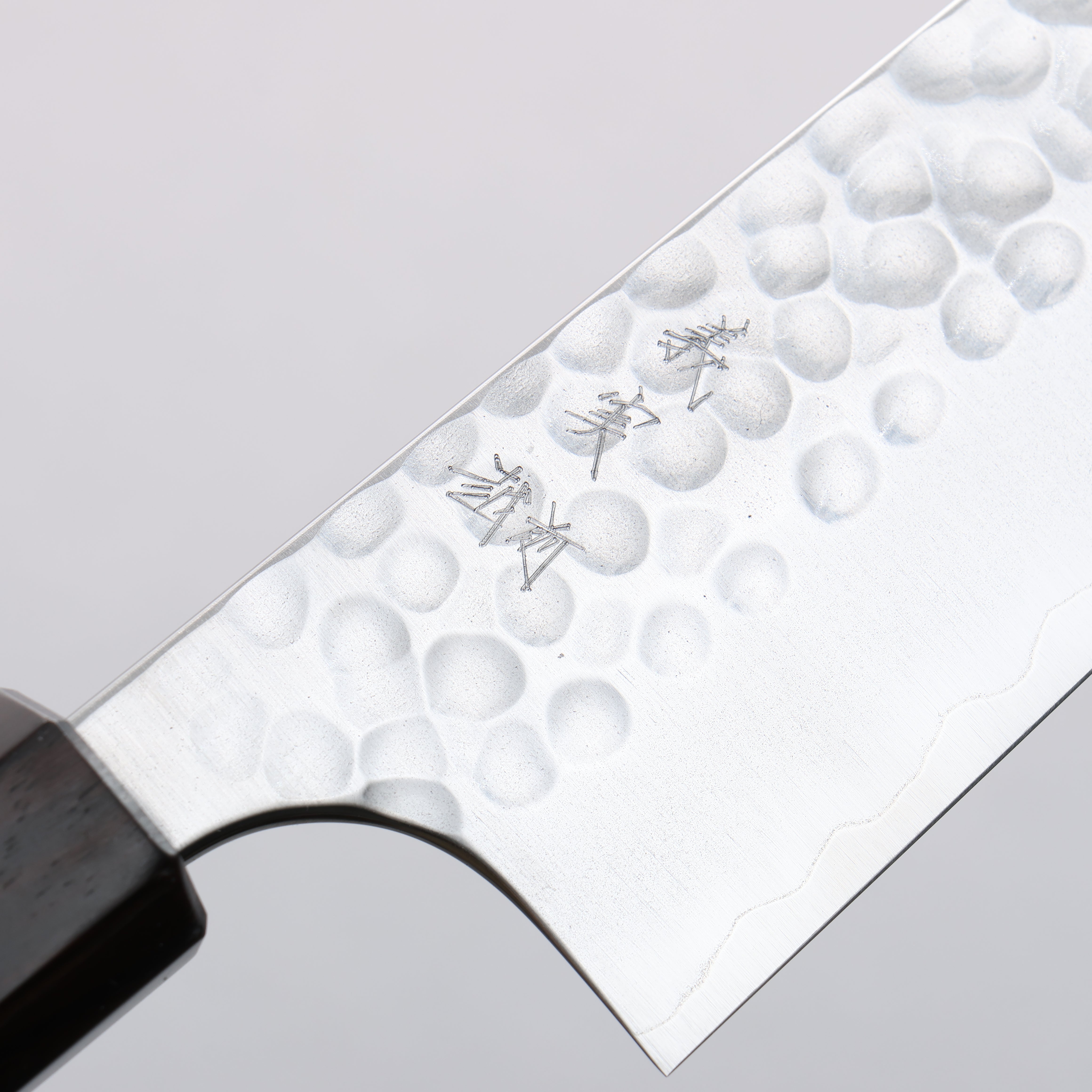 Yoshimi Kato SG2 Hammered(Maru) Kiritsuke Gyuto  210mm Rosewood (Ferrule: Ebony) Handle - Seisuke Knife