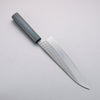 Yoshimi Kato Minamo SG2 Hammered Gyuto  210mm Oak (Indigo Dyed) Handle - Seisuke Knife - Slide 2