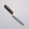 Yoshimi Kato Minamo SG2 Hammered Petty-Utility  150mm Ebony (ferrule: Orange Resin) Handle - Seisuke Knife - Slide 1