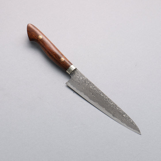 Shigeki Tanaka (No engraving) SG2 Damascus Petty-Utility  150mm Ironwood Handle - Seisuke Knife