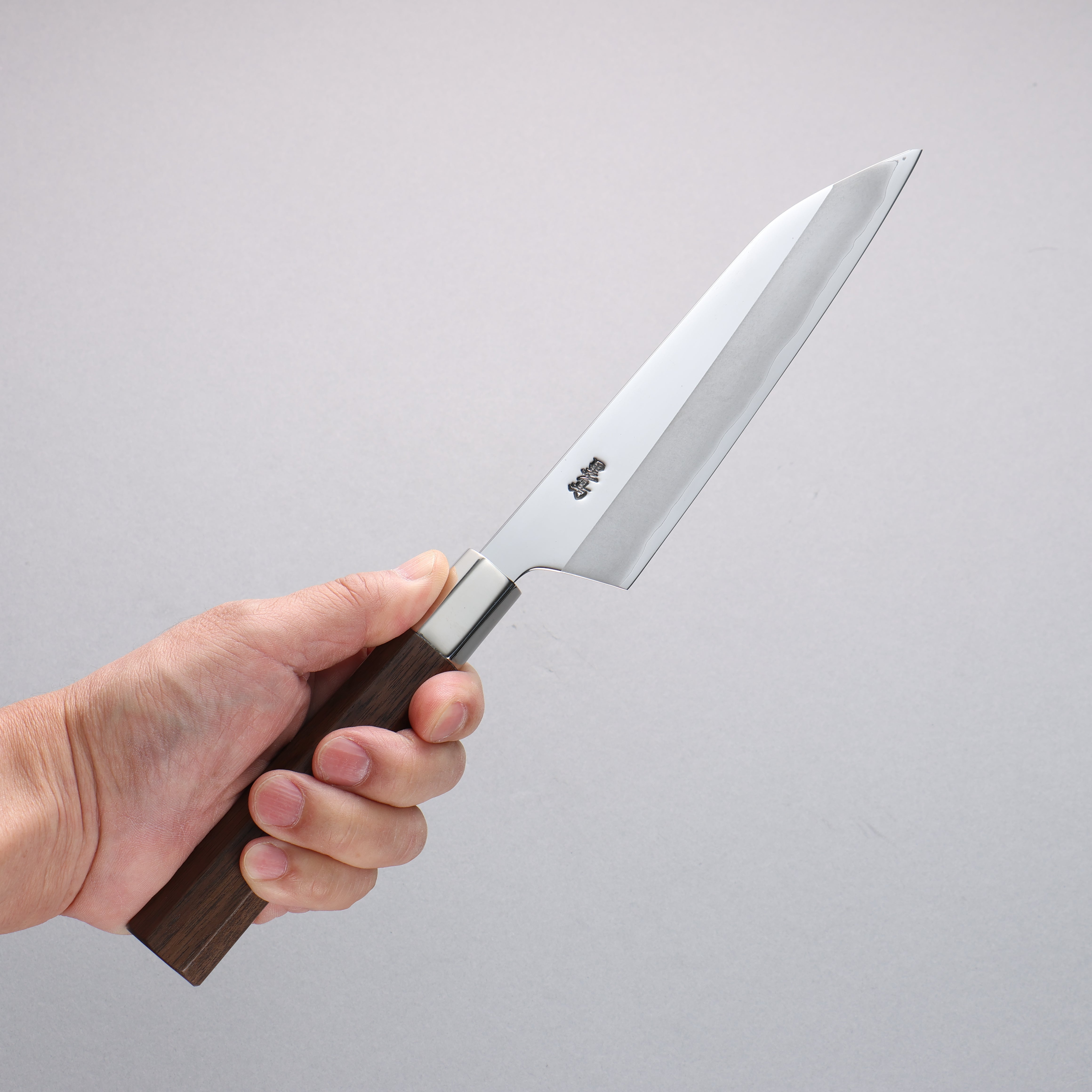 Kurotori Silver Steel No.3 Migaki Finished Petty-Utility 150mm Walnut Handle - Seisuke Knife