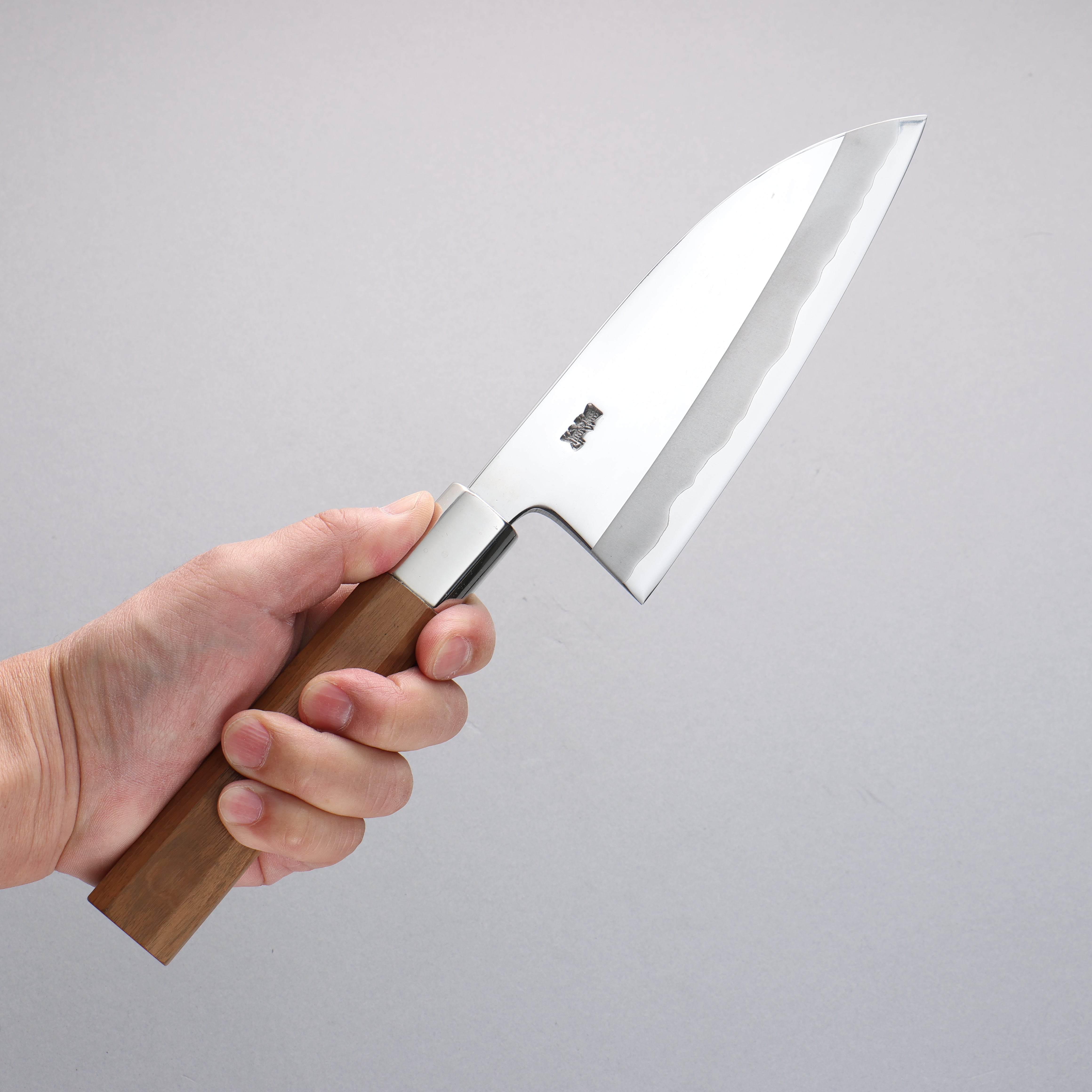 Kurotori Silver Steel No.3 Migaki Deba 165mm Walnut Handle - Seisuke Knife