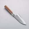 Kurotori Silver Steel No.3 Migaki Finished Deba  135mm Walnut Handle - Seisuke Knife - Slide 2