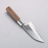 Kurotori Silver Steel No.3 Migaki Finished Deba  120mm Walnut Handle - Seisuke Knife - Slide 2