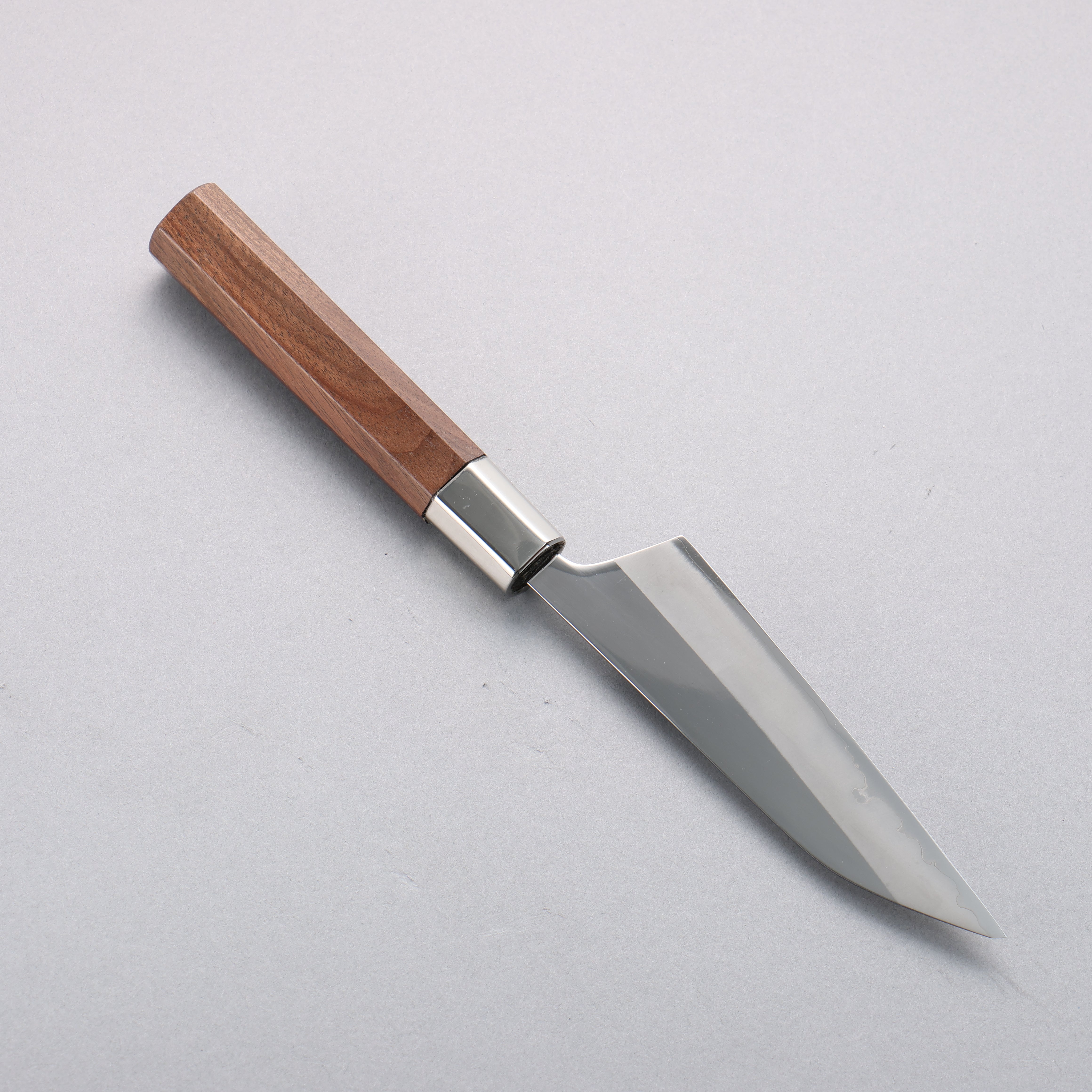 Kurotori Silver Steel No.3 Migaki Finished Petty-Utility 120mm Walnut Handle - Seisuke Knife
