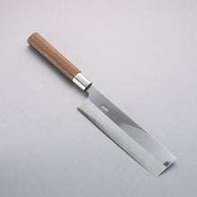  Kurotori Silver Steel No.3 Migaki Finished Nakiri  180mm Walnut Handle - Seisuke Knife