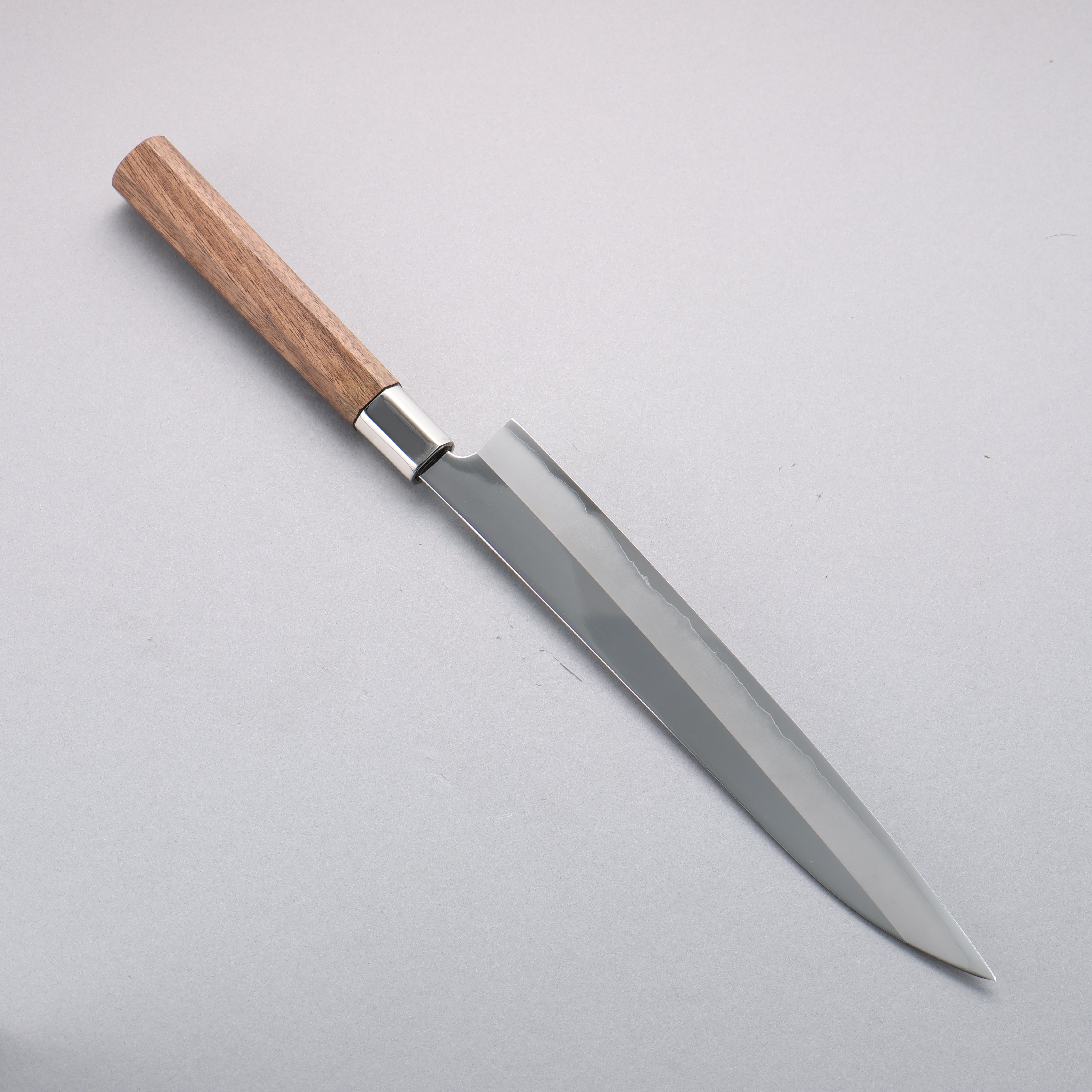 Kurotori Silver Steel No.3 Migaki Finished Sujihiki  240mm Walnut Handle - Seisuke Knife