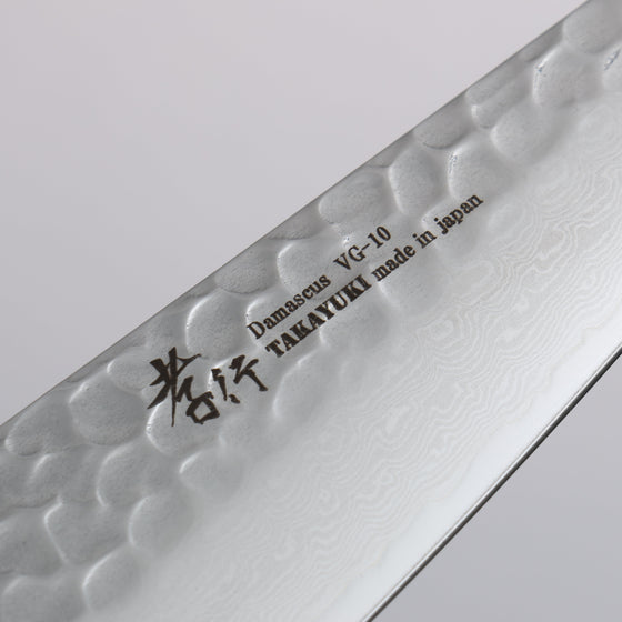 Sakai Takayuki VG10 33 Layer Damascus Sabaki 150mm Keyaki (Japanese Elm) Handle - Seisuke Knife