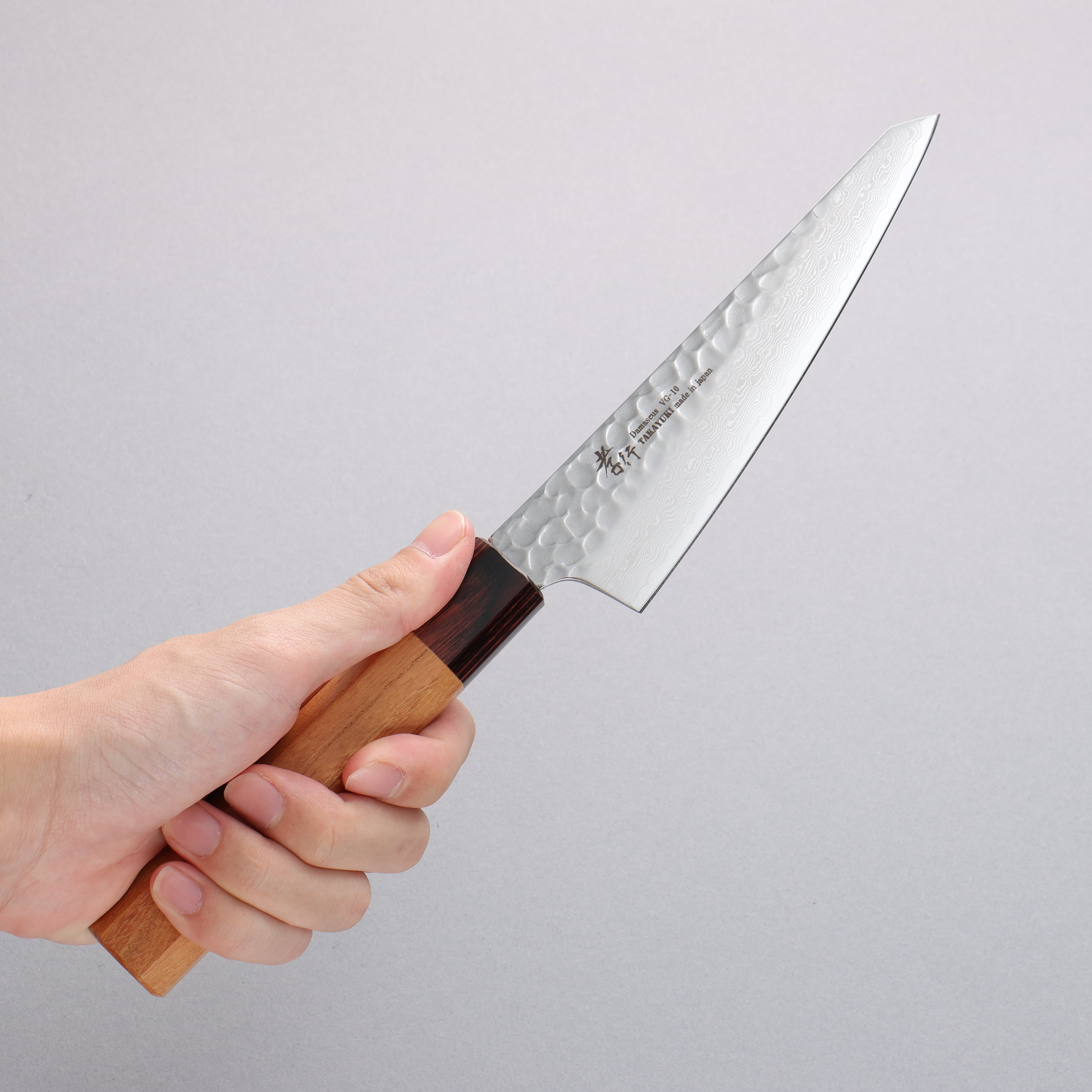 Sakai Takayuki VG10 33 Layer Damascus Sabaki 150mm Keyaki Elm Handle - Seisuke Knife