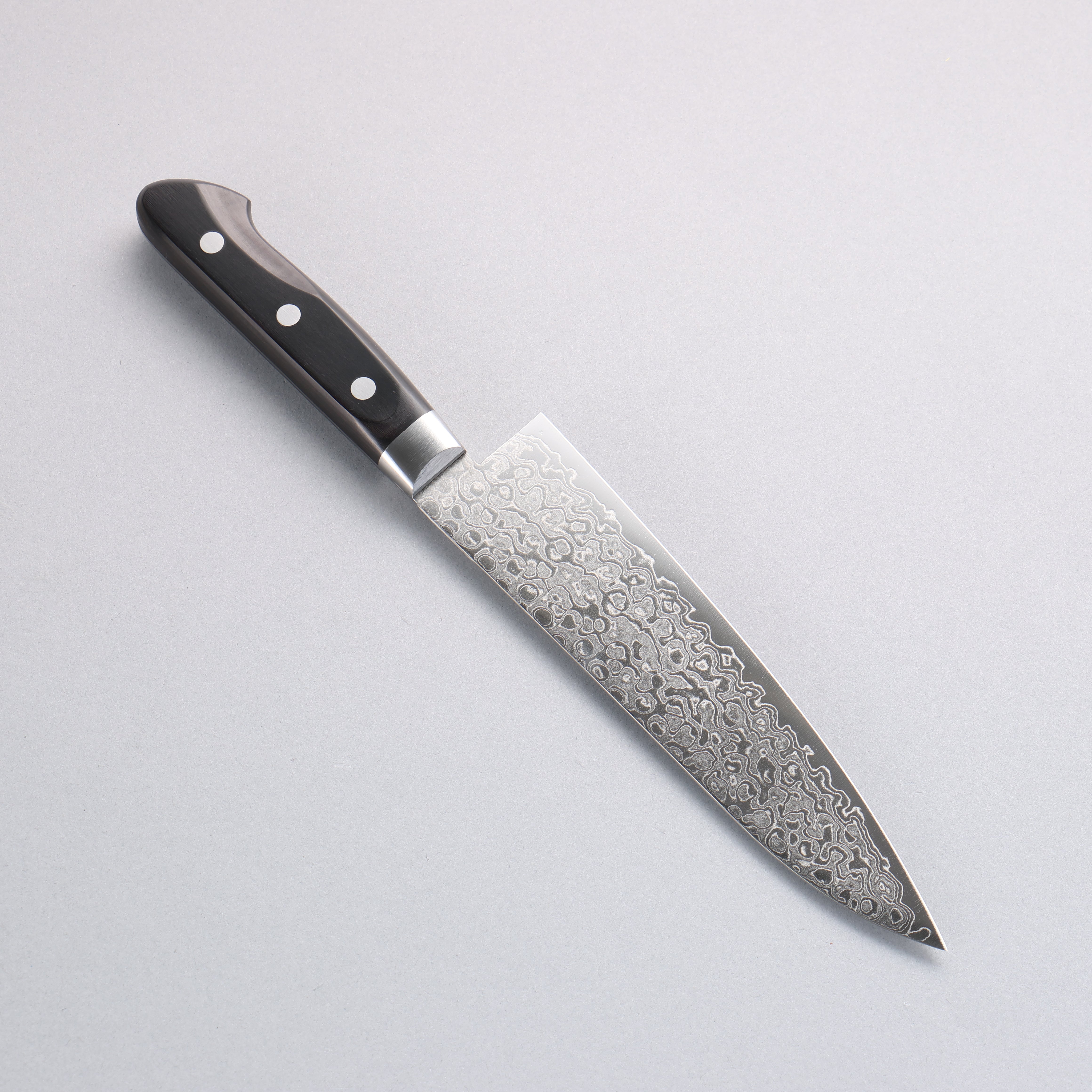 Sakai Takayuki AUS10 45 Layer Mirrored Damascus Gyuto Japanese Chef Knife 180mm - Seisuke Knife