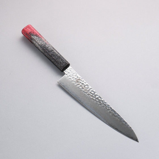 Sakai Takayuki Rinnou VG10 33 Layer Damascus Gyuto210mm Red Lacquered Handle - Seisuke Knife