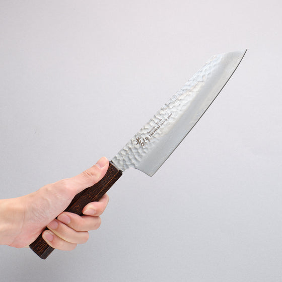 Sakai Takayuki Nanairo VG10 33 Layer Kengata Gyuto 190mm ABS resin(Retro wood grain) Handle - Seisuke Knife