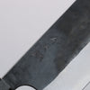 Yoshimi Kato Blue Super Black Finished Nakiri 165mm Gray Stablilized Wood (White Ring) Handle - Seisuke Knife