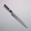 Yoshimi Kato SPG STRIX Hammered (V) Sujihiki 270mm Ebony Wood(With White Ring) Handle - Seisuke Knife - Slide 1