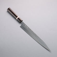  Yoshimi Kato SPG STRIX Hammered (V) Sujihiki 270mm Ebony Wood(With White Ring) Handle - Seisuke Knife