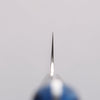 Takeshi Saji VG10w Colored Damascus Gyuto 180mm Pine Cone and Blue Acrylic Handle - Seisuke Knife - Slide 5