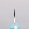Takeshi Saji VG10w Colored Damascus Gyuto 180mm Blue Turquoise Handle - Seisuke Knife - Slide 5