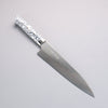 Takeshi Saji VG10w Colored Damascus Gyuto 210mm White Turquoise Handle - Seisuke Knife - Slide 1