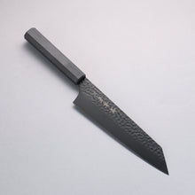  Sakai Takayuki Kurokage VG10 Hammered Teflon Coating Kiritsuke Gyuto 190mm Black Lacquered Handle - Seisuke Knife