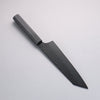 Sakai Takayuki Kurokage VG10 Hammered Teflon Coating Kiritsuke Gyuto 190mm Black Lacquered Handle - Seisuke Knife