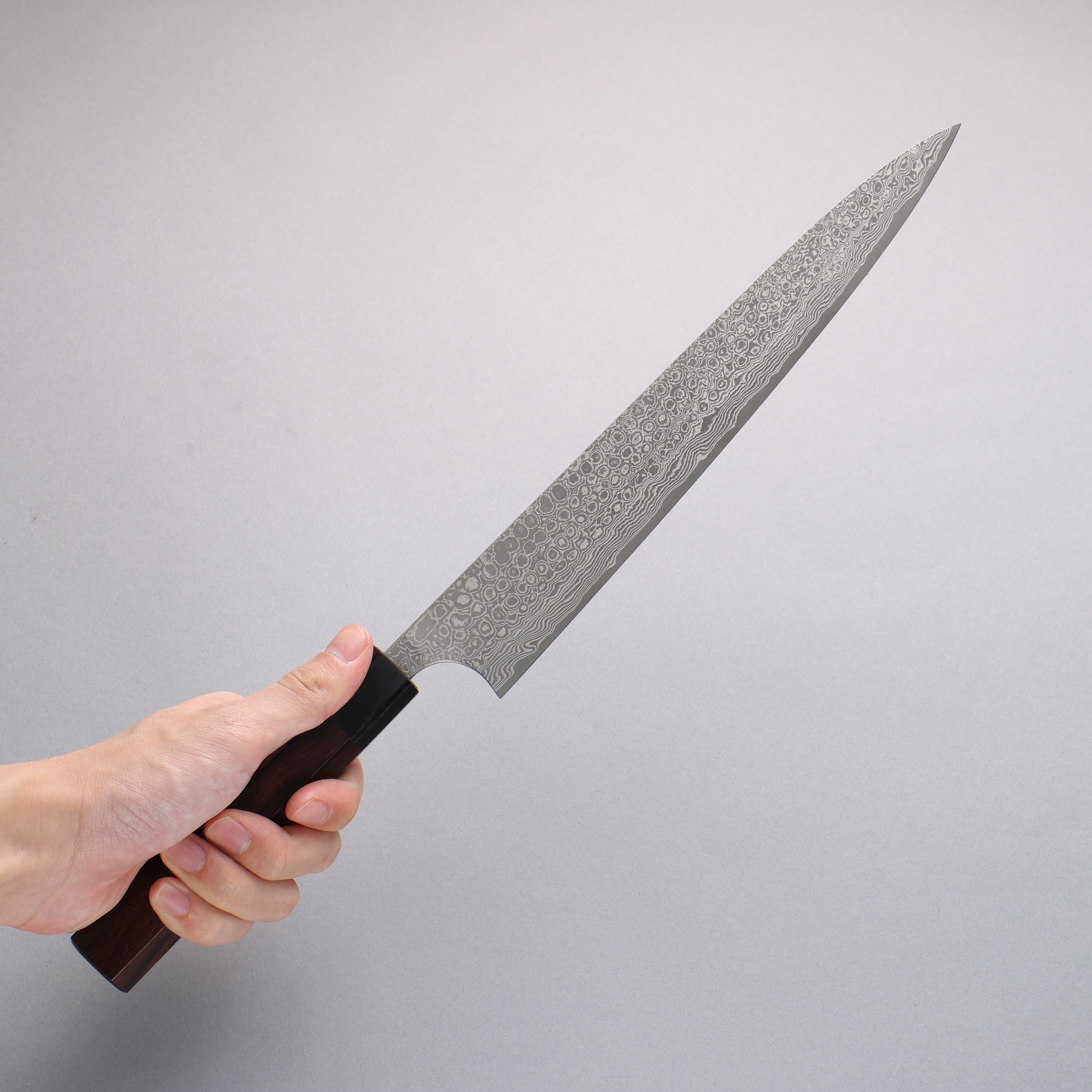 Masakage Kumo VG10 Damascus Sujihiki 270mm Shitan Handle - Seisuke Knife