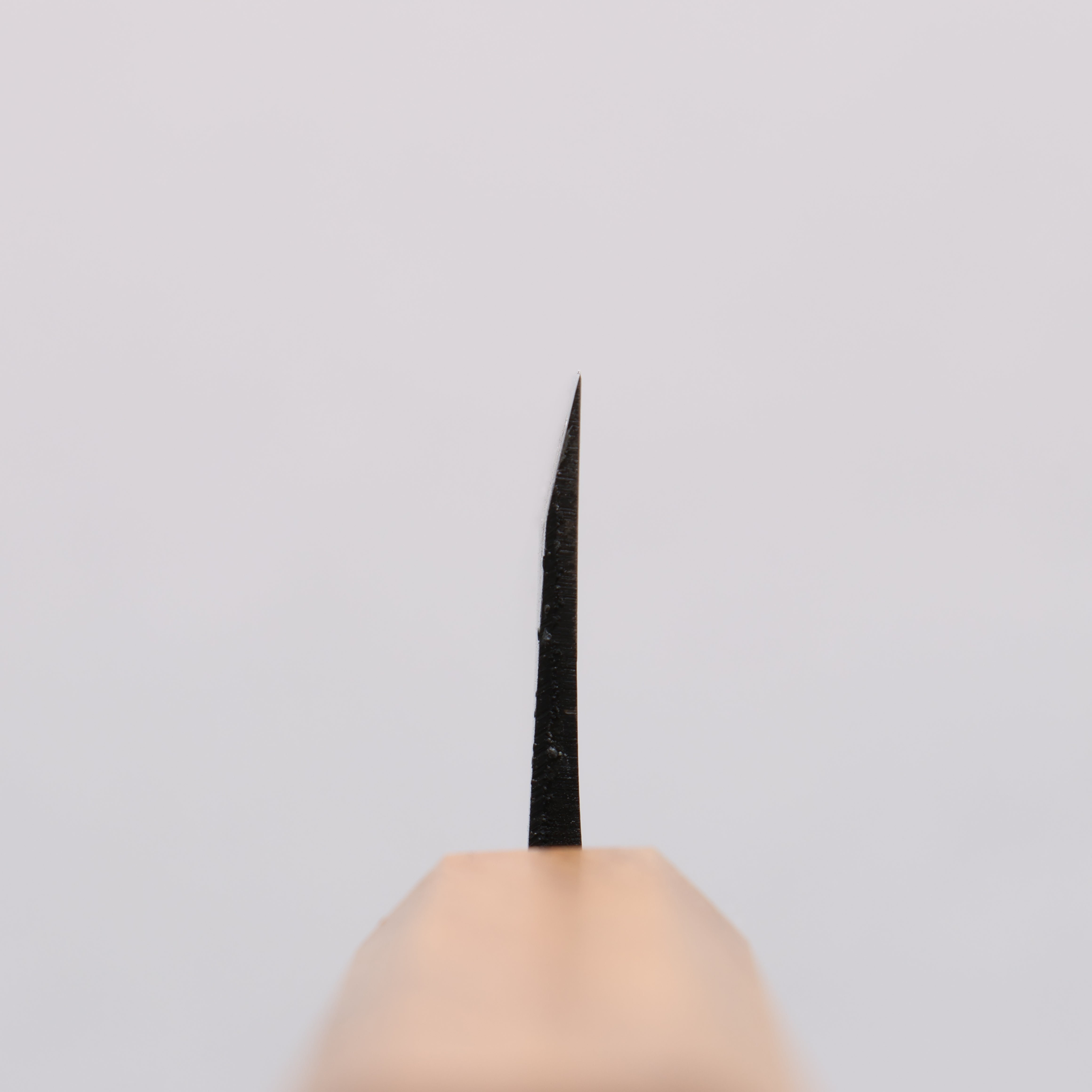 Nakaniida White Steel No.2 Kurouchi Santoku 150mm Oak Handle - Seisuke Knife