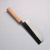 Nakaniida White Steel No.2 Black Finished Nakiri 165mm Oak Handle - Seisuke Knife