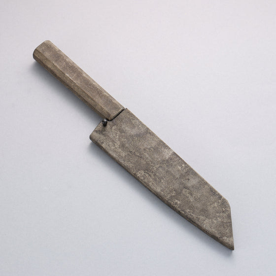 Yu Kurosaki x Wallace Wong SG2 Small Santoku 150mm & Bunka 170mm Set Ginryu Ishime Lacquered Oak Handle with Sheath - Seisuke Knife