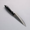 Takeshi Saji Blue Super Black Damascus Petty-Utility 130mm Black Micarta Handle - Seisuke Knife - Slide 7