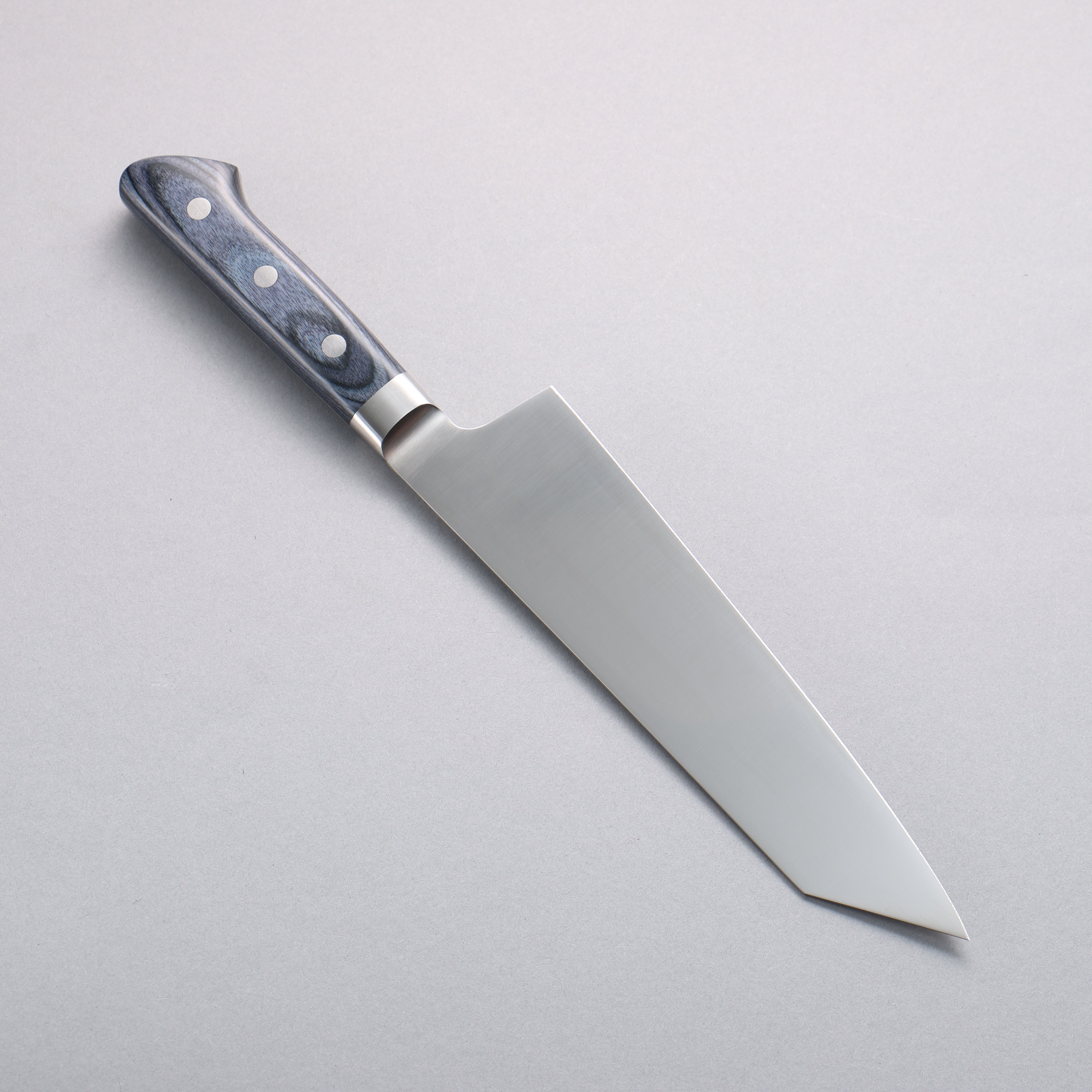 Seisuke Seiten Molybdenum Kiritsuke Santoku 195mm Navy blue Pakka wood Handle - Seisuke Knife