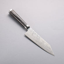  Ryusen Oukokuryu MT SG2 Damascus Migaki Finished Kiritsuke Santoku 175mm Stabilized wood Handle - Seisuke Knife