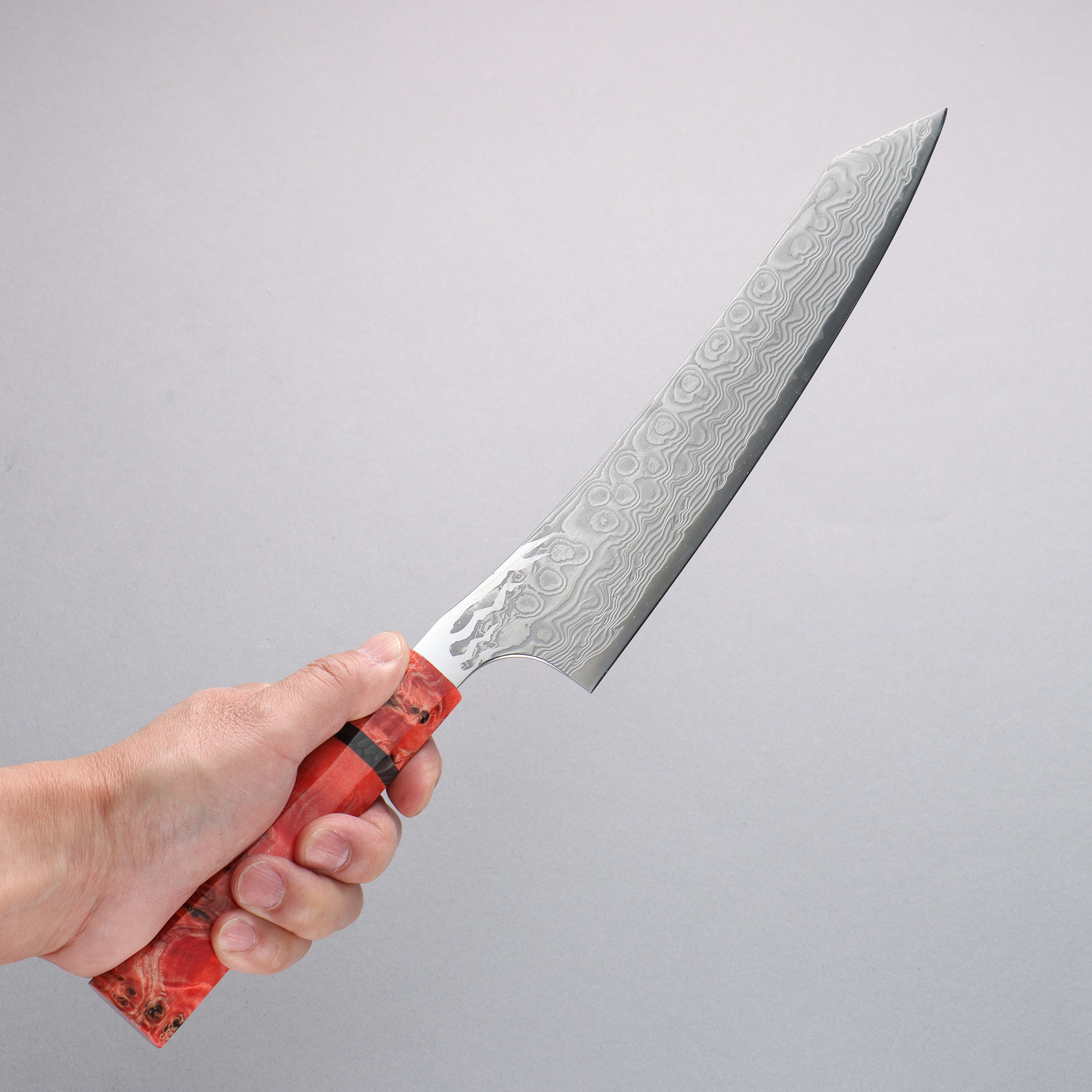 Ryusen Gurenhiryu Kai SPG STRIX Damascus Kiritsuke Gyuto 240mm Stabili