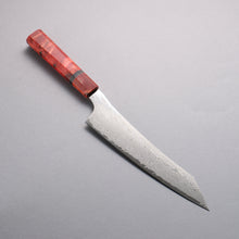  Ryusen Gurenhiryu Kai SPG STRIX Damascus Kiritsuke Gyuto 210mm Stabilized Poplar Wood Handle - Seisuke Knife