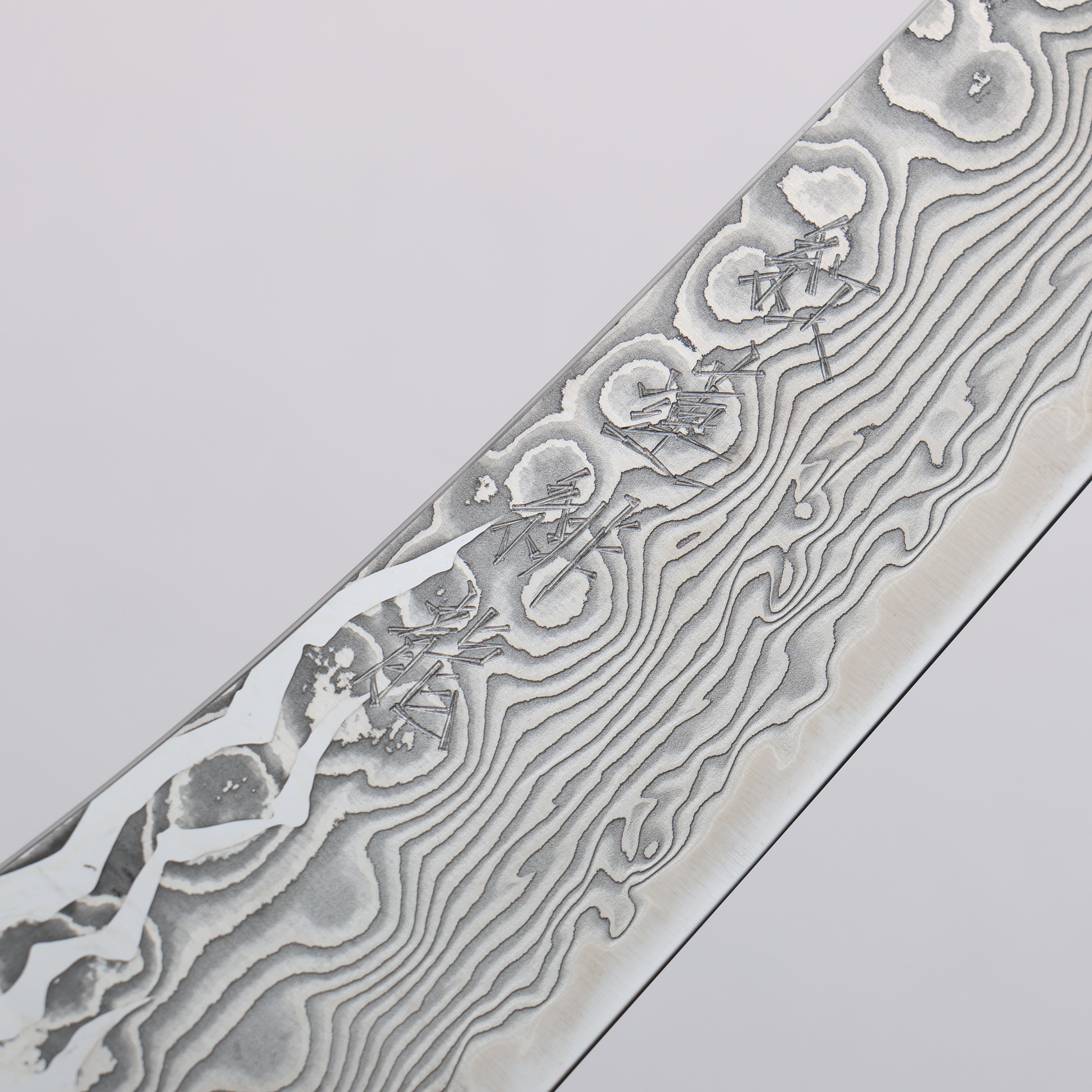Ryusen Gurenhiryu Kai SPG STRIX Damascus Kiritsuke Sujihiki 260mm Stabilized Poplar Wood Handle - Seisuke Knife