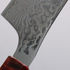 Ryusen Gurenhiryu Kai SPG STRIX Damascus Nakiri 155mm Stabilized Poplar Wood Handle - Seisuke Knife - Slide 4