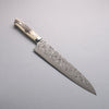 Takeshi Saji SG2 Black Damascus Gyuto 270mm White Deer Horn Handle - Seisuke Knife - Slide 1