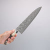 Takeshi Saji SG2 Black Damascus Gyuto 270mm White Deer Horn Handle - Seisuke Knife - Slide 4