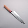 Yoshimi Kato SPG STRIX Hammered (V) Kiritsuke Gyuto 210mm Honduras (ferrule: Red Pakka wood) Handle - Seisuke Knife - Slide 2