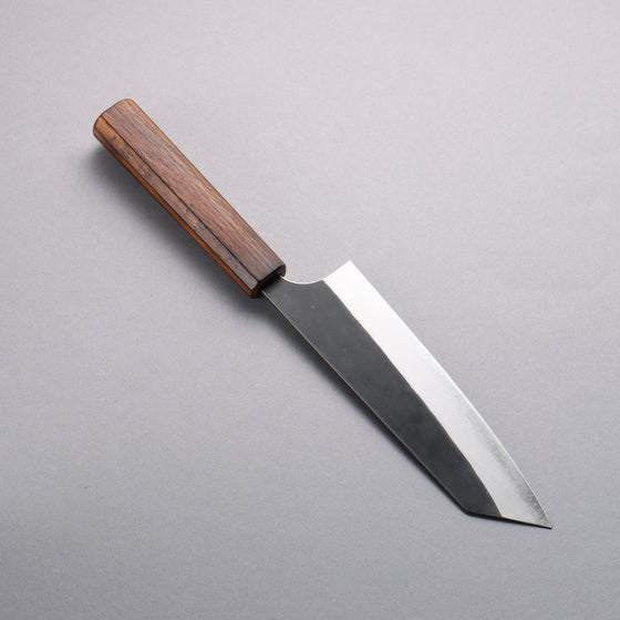 Yoshimi Kato Blue Super Black Finished Bunka 170mm Burnt Oak (Laquered) Handle - Seisuke Knife