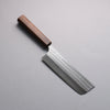 Yoshimi Kato Minamo SG2 Hammered Nakiri 165mm Burnt Oak (Laquered) Handle - Seisuke Knife - Slide 1