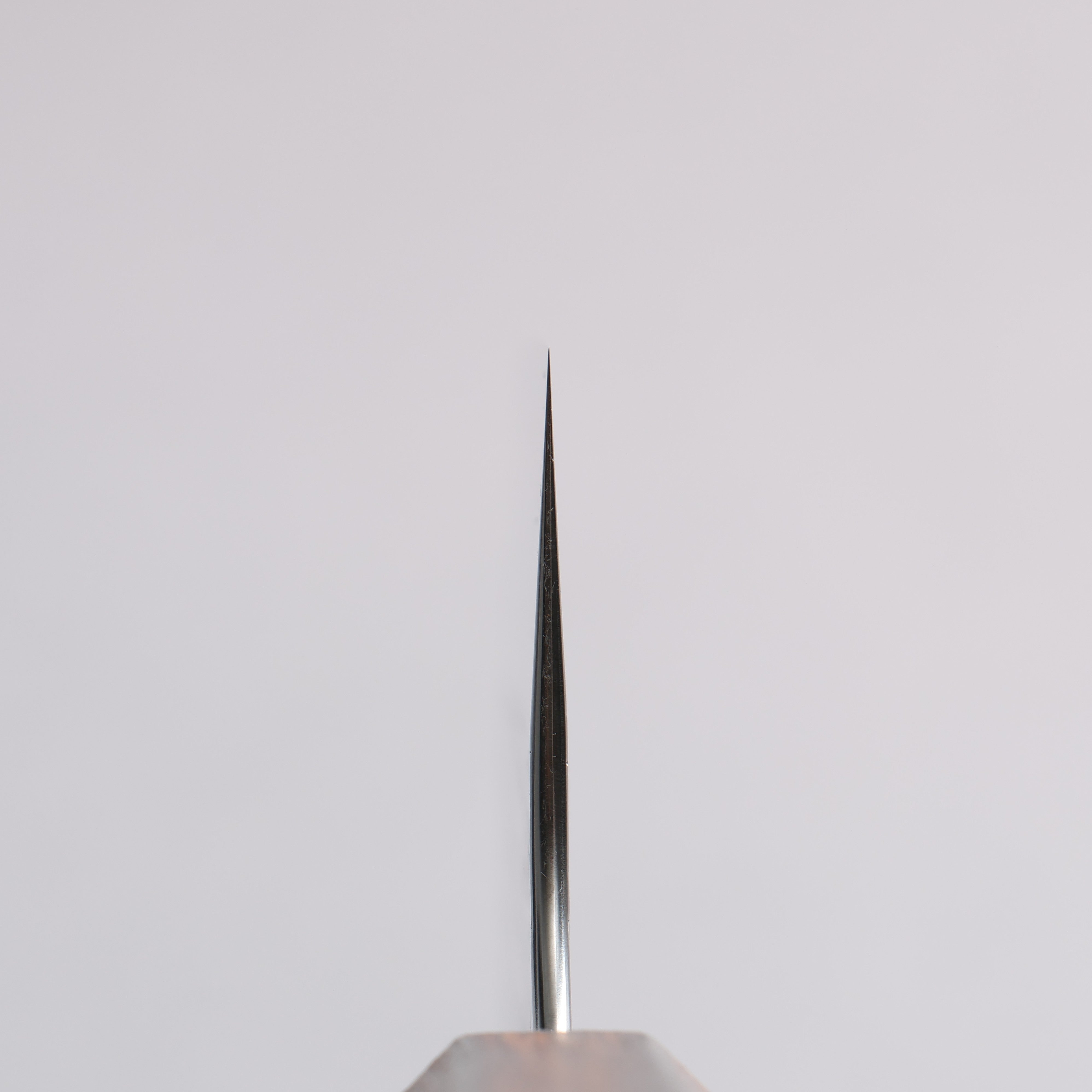 Yoshimi Kato Minamo SG2 Hammered Nakiri 165mm Burnt Oak (Lacquered) Handle - Seisuke Knife