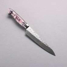  Yoshimi Kato Minamo SG2 Hammered Petty-Utility 150mm Red White Black Acrylic Handle - Seisuke Knife