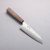 Seisuke Stainless Steel 440C Hammered Damascus Santoku 170mm Oak Handle - Seisuke Knife - Slide 1