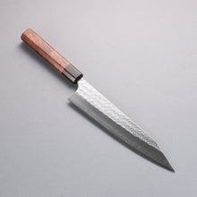  Yoshimi Kato Minamo SG2 Hammered Kiritsuke Gyuto 210mm Rosewood (Ferrule: Ebony) Handle - Seisuke Knife