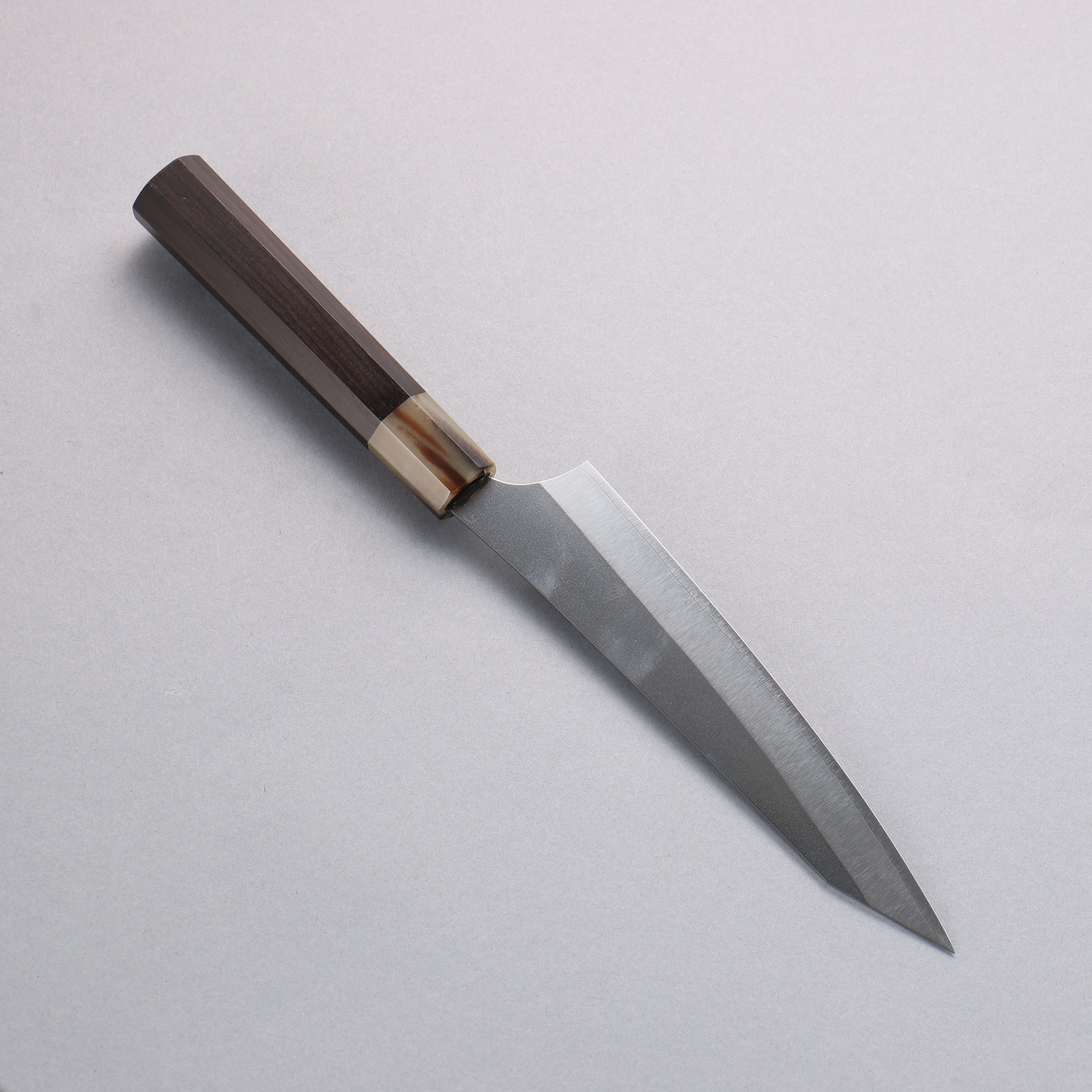 Yu Kurosaki New Gekko VG-XEOS Petty-Utility 150mm Ebony Wood & Buffalo Horn Handle - Seisuke Knife