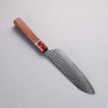 Yu Kurosaki Senko Ryu SG2 Hammered Santoku 170mm Rosewood (Ferrule: Red Turquoise) Handle - Seisuke Knife - Slide 3